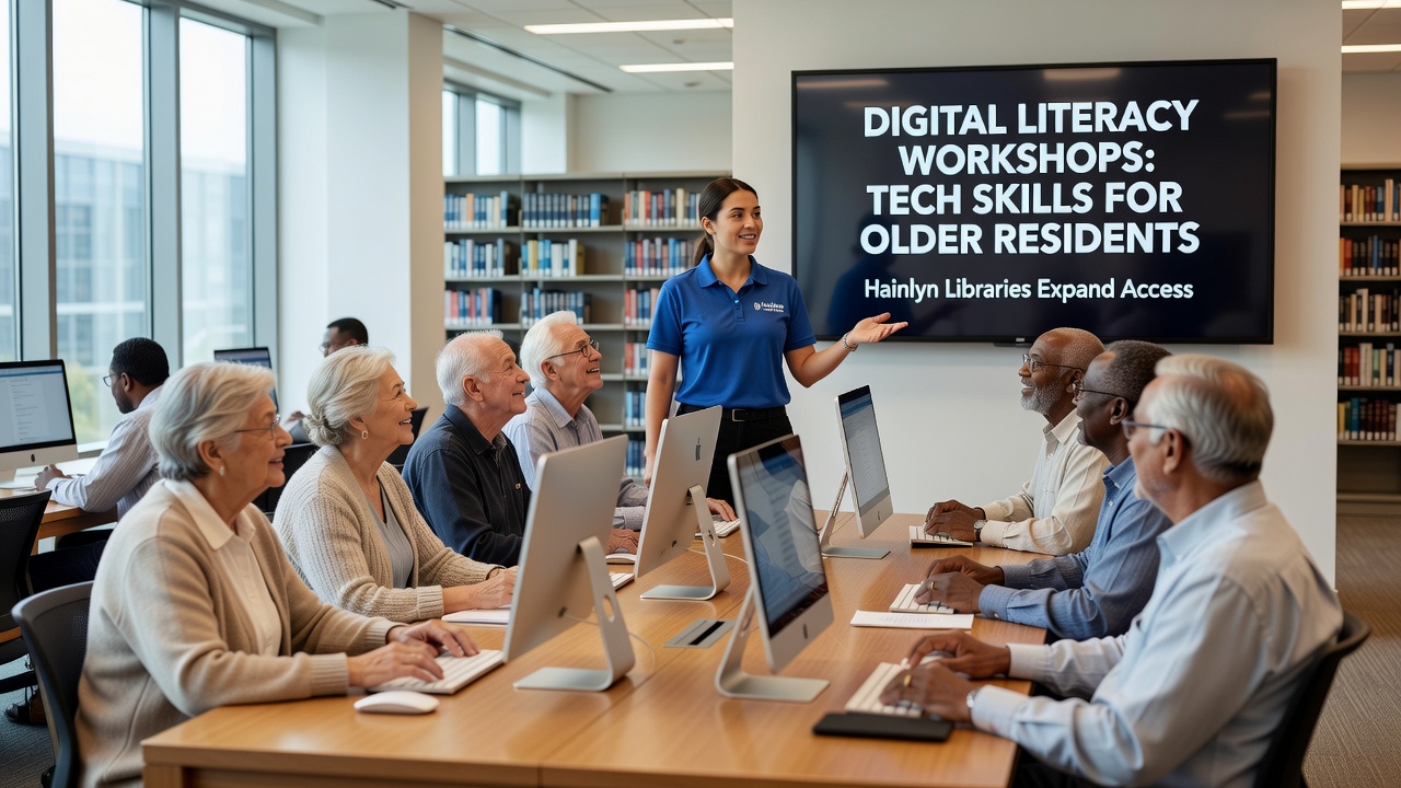 Hainlyn Libraries Roll Out Expanded Digital Literacy Programs Focused on Senior Residents
