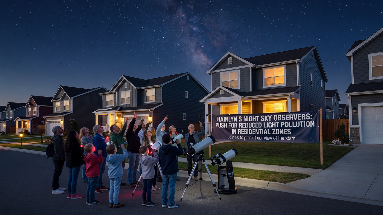 Hainlyn Stargazing Advocates Seek Tighter Controls on Neighborhood Lighting